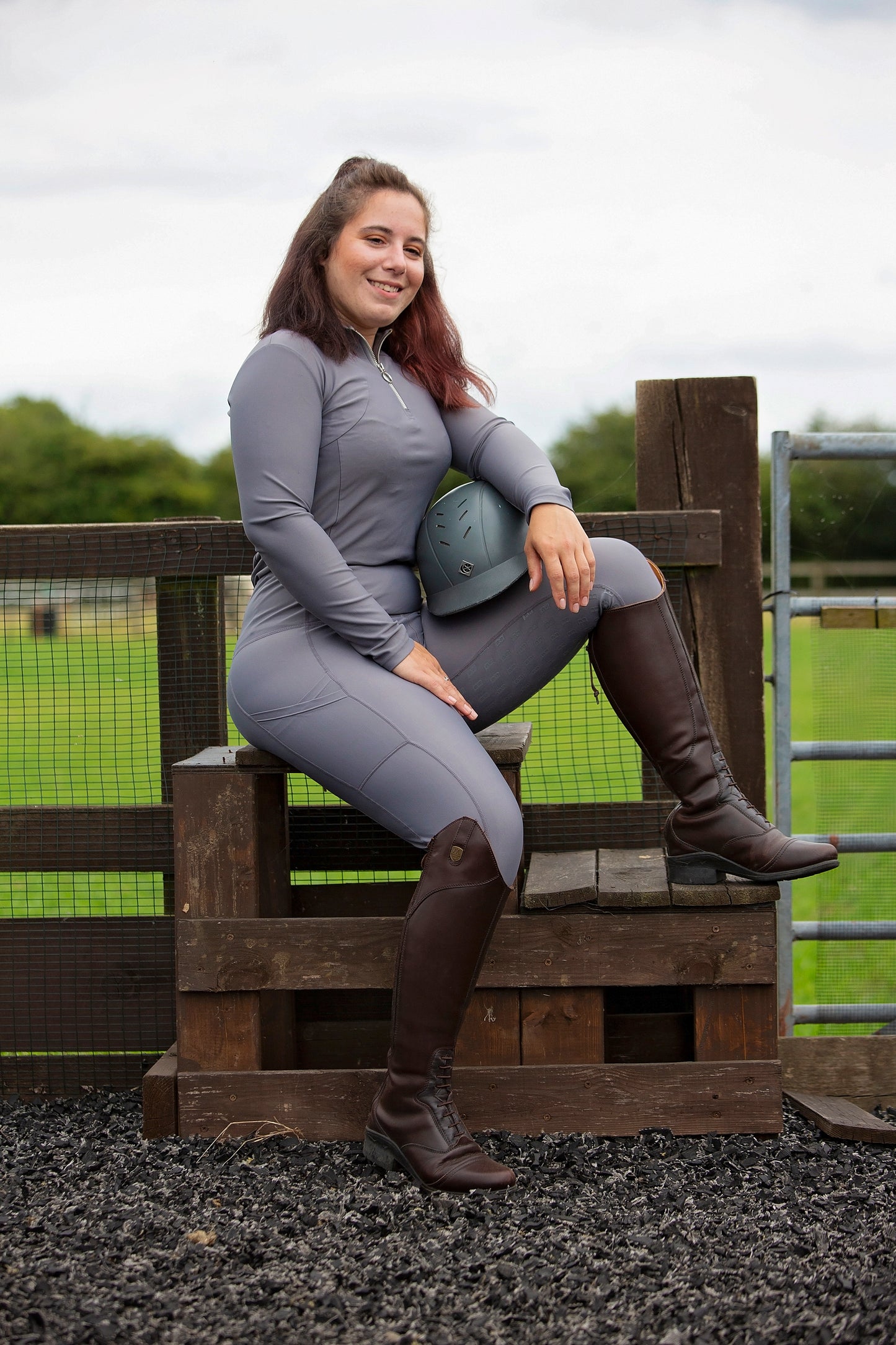 Grey Technical Leggings