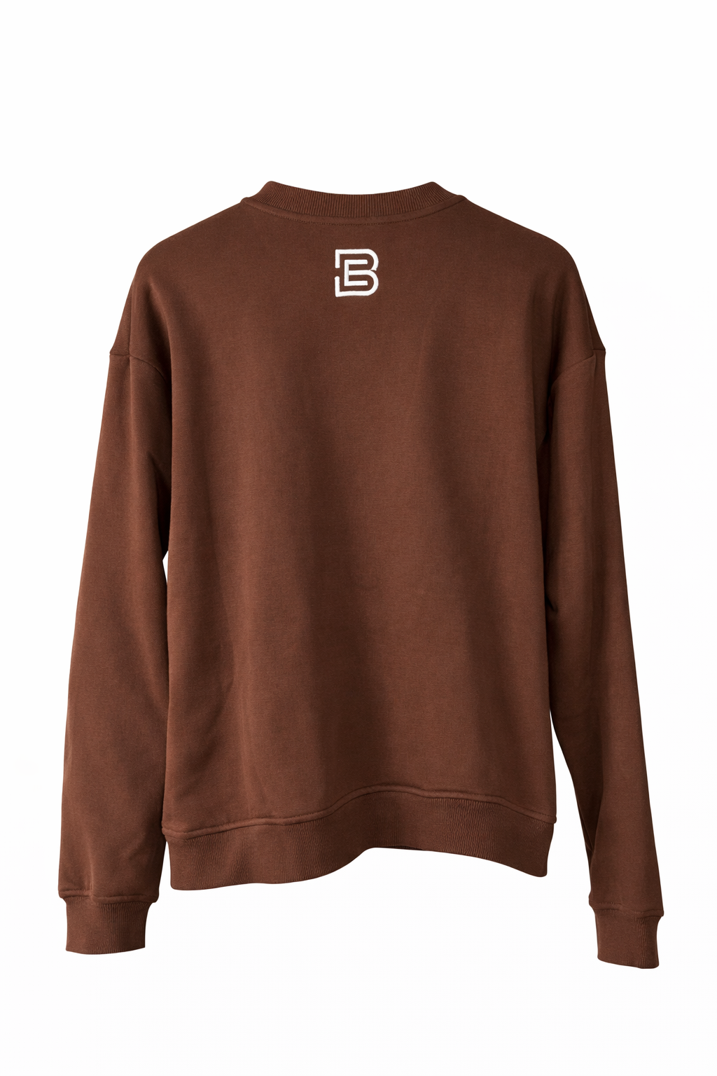 Chocolate Crew Neck Script Jumper