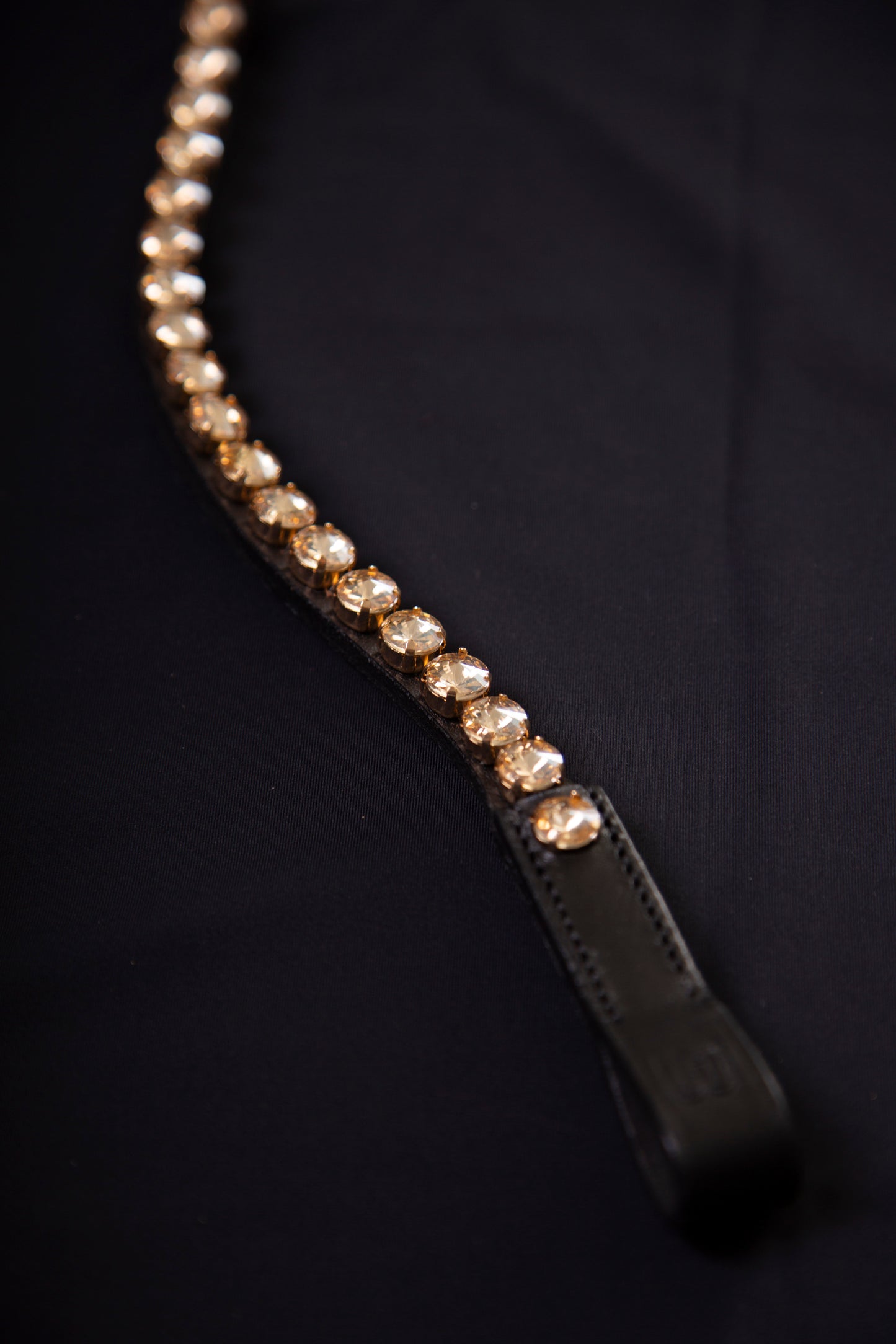 Gold Crystal Brow Band