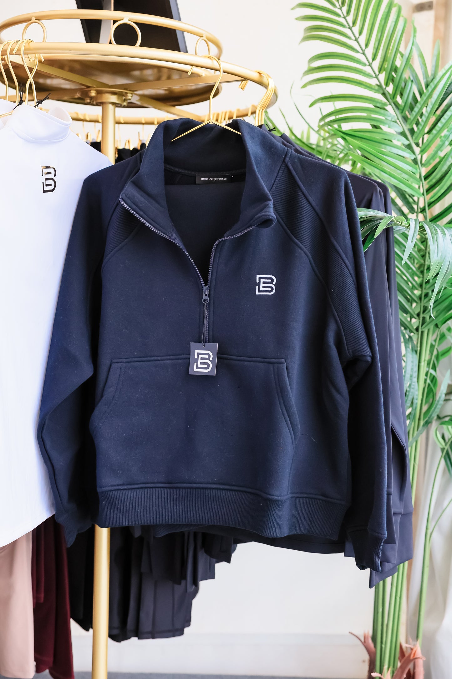 Navy 1/2 Zip Sweatshirt