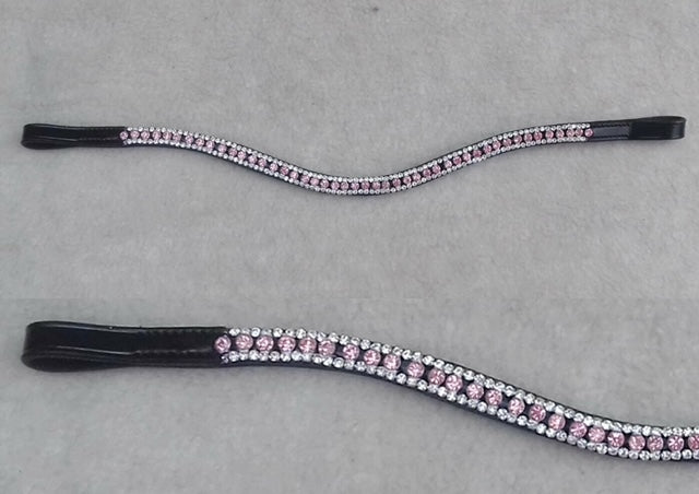 Pink Crystal Brow Band