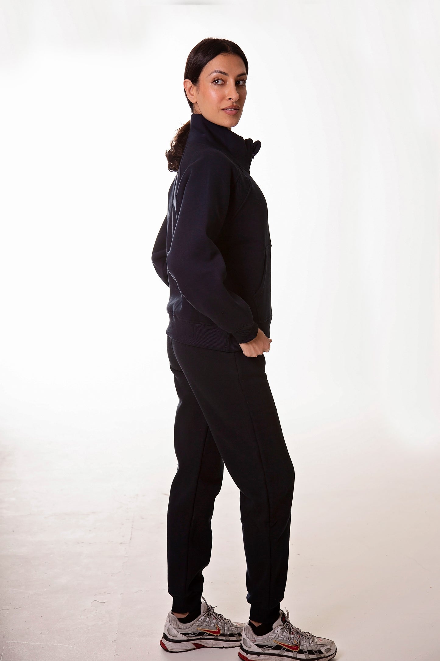 Navy 1/2 Zip Sweatshirt