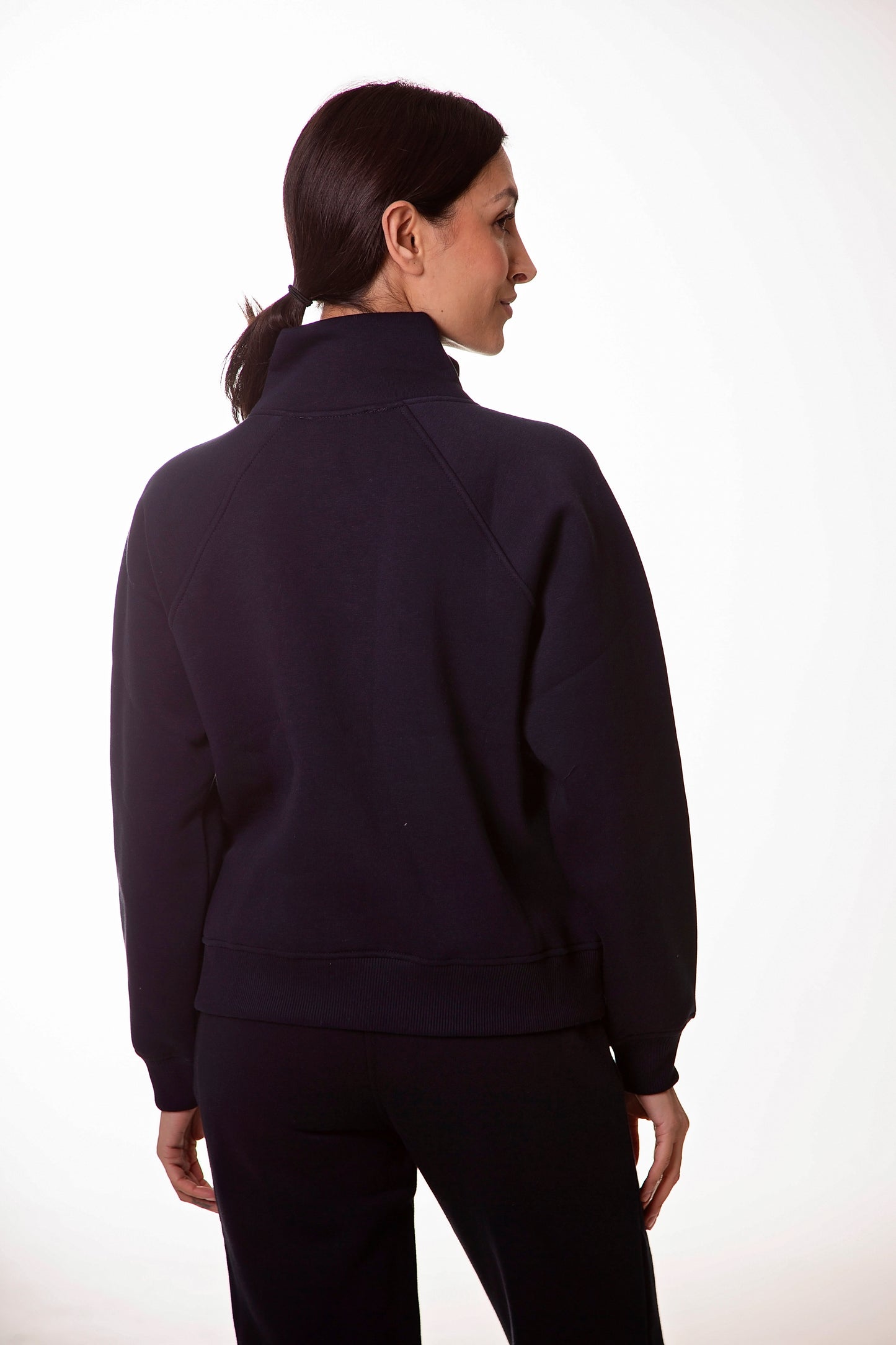 Navy 1/2 Zip Sweatshirt