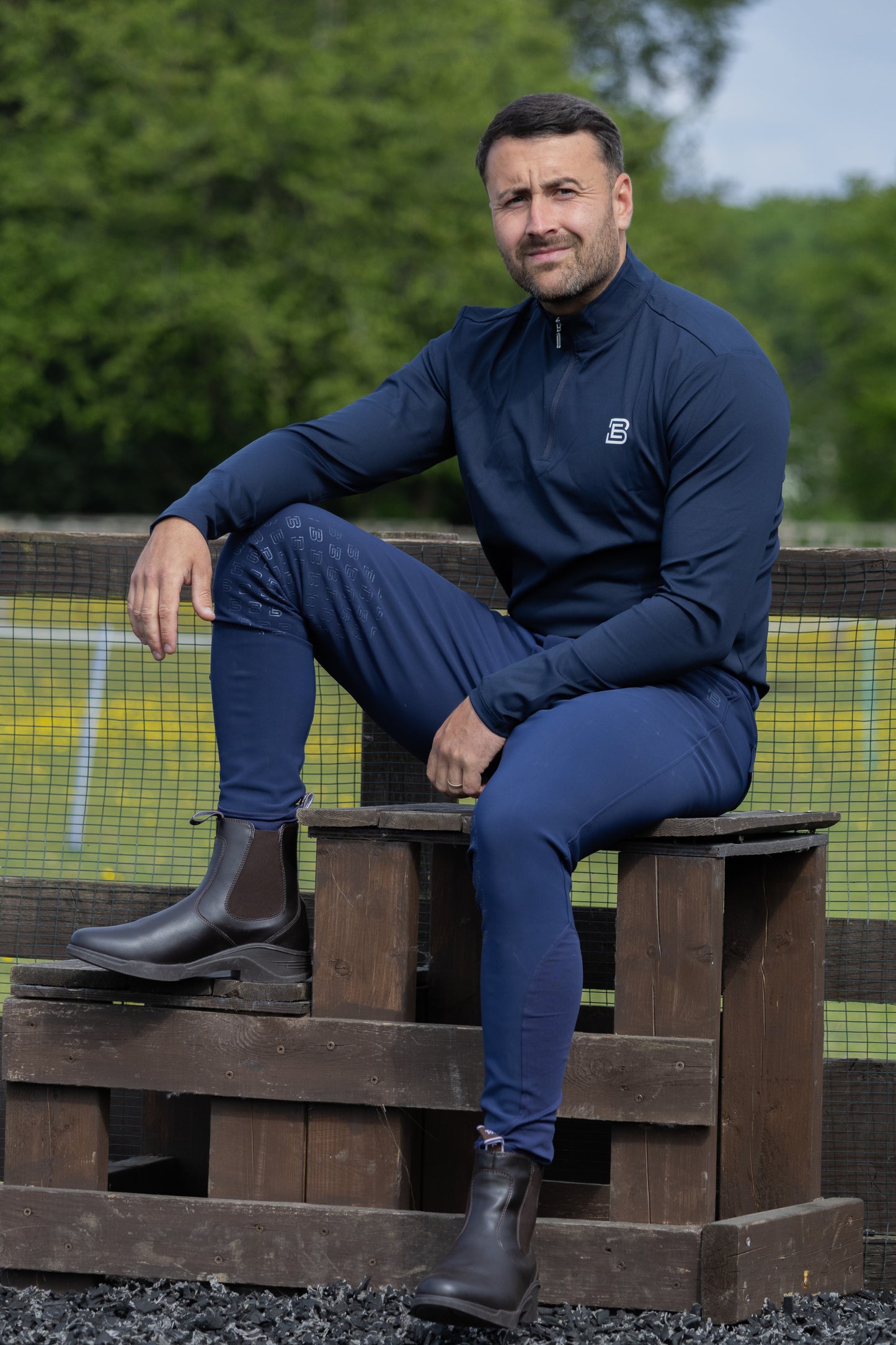 Navy Performance Long Sleeve