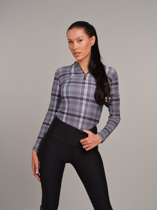 Plaid Check Technical Base Layer